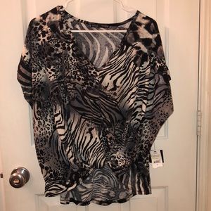 Animal Print Blouse